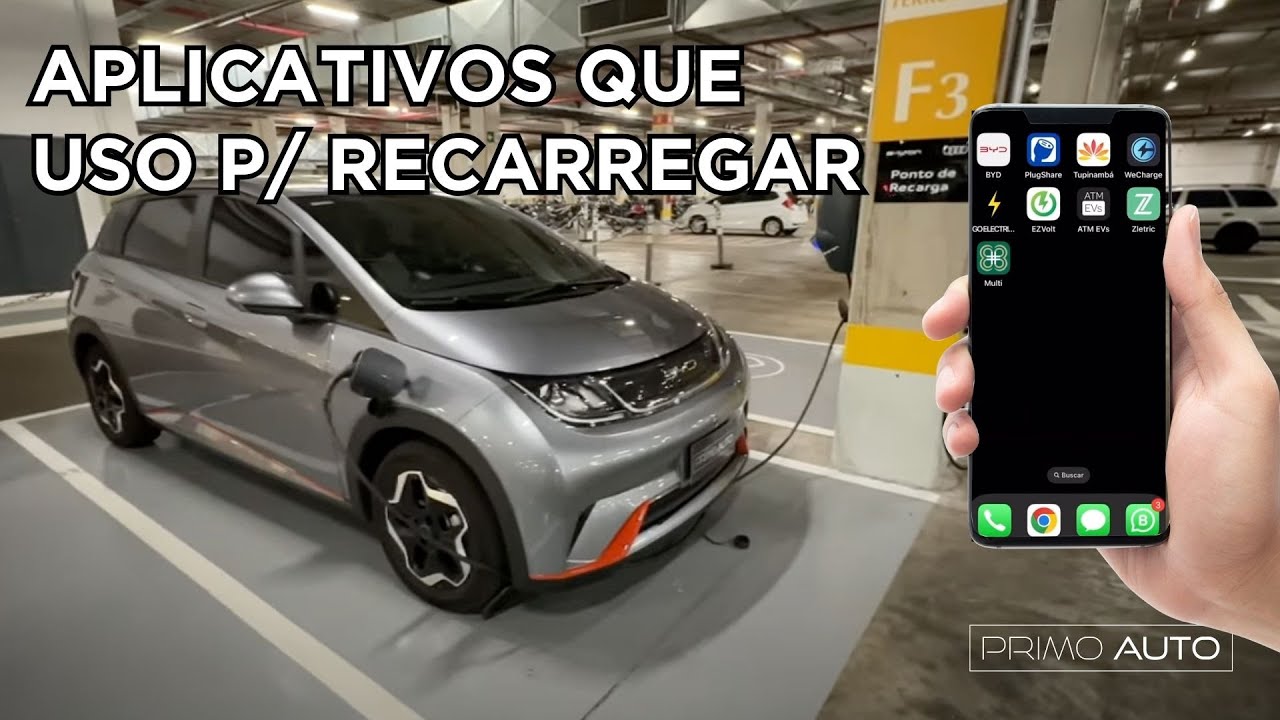 Apps que uso para carregar meu carro elétrico Byd Dolphin #byddolphin #carroelétrico #eletroposto