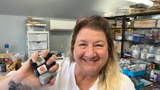 3 Color Live! Messing with 3 New Alcohol Ink Dyes! Claramarble time