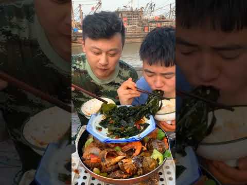 Eating funny men | China Mukbang Eating Show | ASMR Seafood Eating | Chines TikTok | Eating #0900
