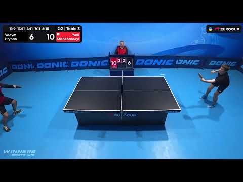 14:05 Vadym Hryban - Yurii Shchepanskyi 03.10.2023 TT Euro.Cup Ukraine Star. TABLE 3