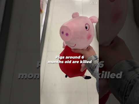 What if Peppa Pig Was an Animal Activist #shortsfeed