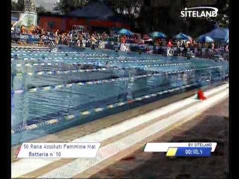 Serie 10 dei 50 Rana  Assoluti Femmine Master - 11 Memorial Andrea Bettiol