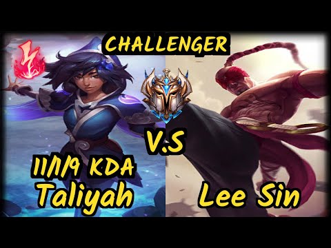 FLA Shrimp (TALIYAH) vs LEE SIN - 11/1/9 KDA JUNGLE CHALLENGER GAMEPLAY - BR