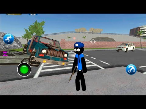 US Policeman Stickman Game - Police Department Officer - Android Gameplay by Super Cars TV
