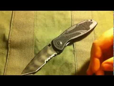 Kershaw Tanto Blur Tiger Stripe Review