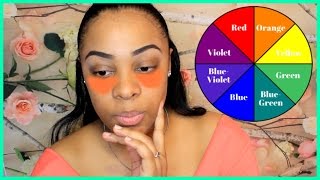 How to use: L.A. Girl Pro Orange Color Corrector! COLOR CORRECTING