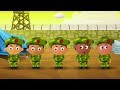 Five Little Soldiers English Nursery Rhymes Cartoon And Animated Rhymes