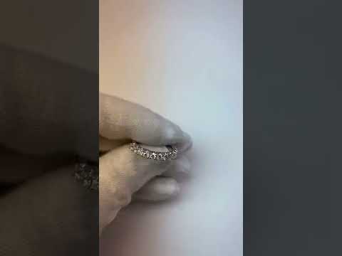2.01 Carats Round Brilliant Diamond Half Eternity Band Jewelry