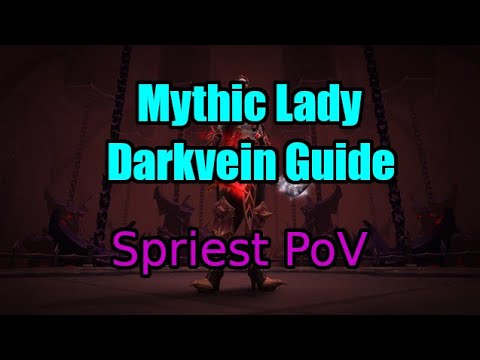 [9.0.5] Mythic Lady Inerva Darkvein Spriest Guide + Commentary | Shadowflame Prism
