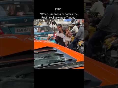 When.. Kindness becomes the real flex,Showing off fades.               #money