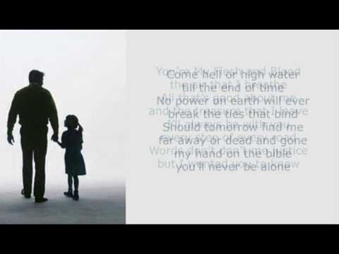 A Song about a Parents Love for their Children - Hand on The Bible by Preacher Stone