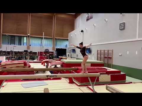 Morgane Osyssek-Reimer 🇫🇷 14.200 on beam Online Wch Preparation 