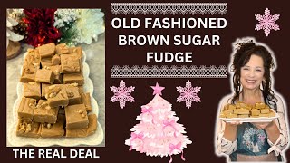 OLD FASHIONED BROWN SUGAR FUDGE #subscribe #trending #christmas #homemade #cooking #food #new