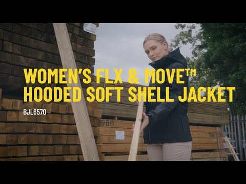 WOMEN’S FLX & MOVE™ HOODED SOFT SHELL JACKET