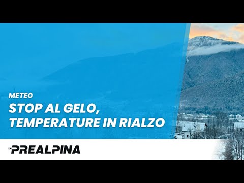  Meteo. Stop al gelo, temperature in rialzo