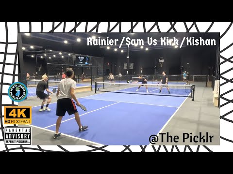 Rainier/Sam Vs Kirk/Kishan @ THE PICKLR 4/13/25 4K PICKLEBALL