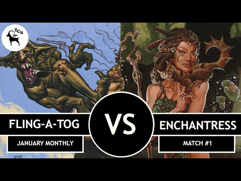 Fling-A-Tog vs Enchantress - Premodern Monthly Open January 2022 Match #1
