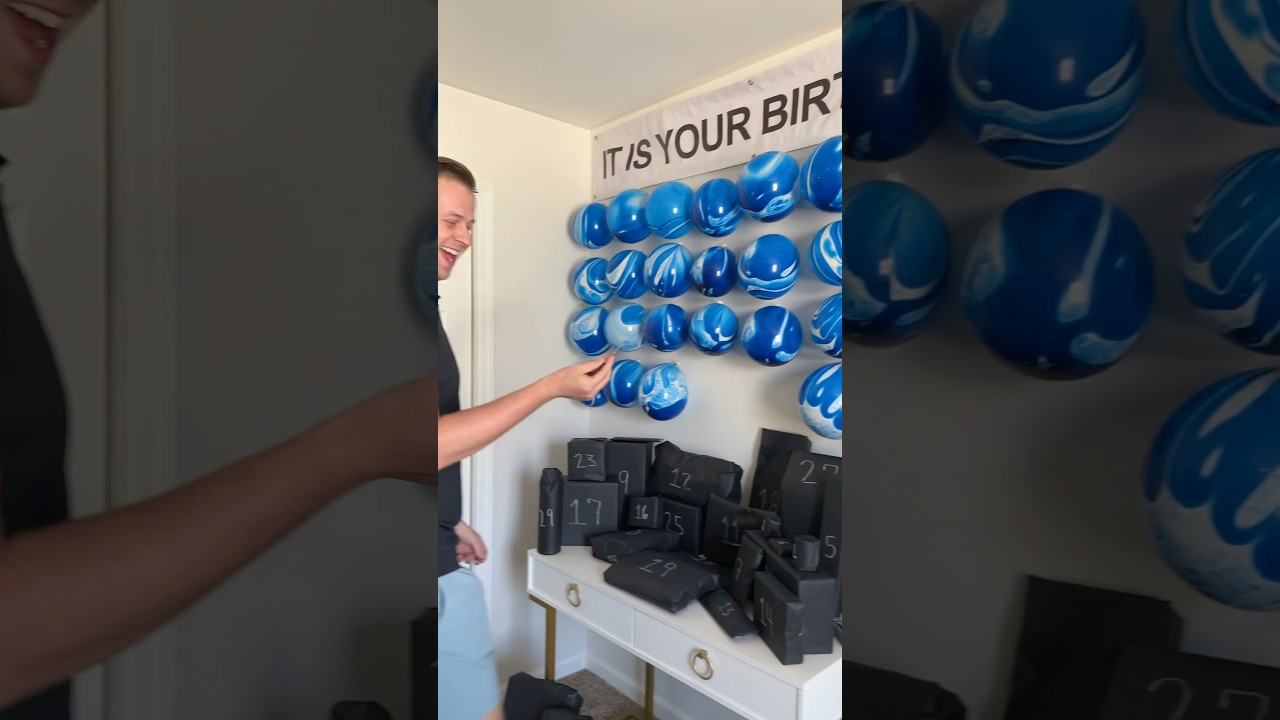 30 gifts for 30th birthday 🥰 DAY 1 #surprise #giftideas