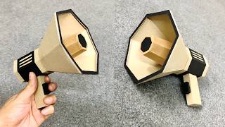 How to Make a Megaphone from Cardboard | DIY Hand Mic Tutorial