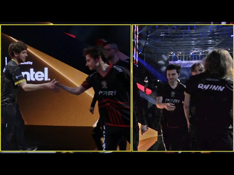 Quinn & Ramzes666 (GG & 9Pandas) Handshake after their UB series