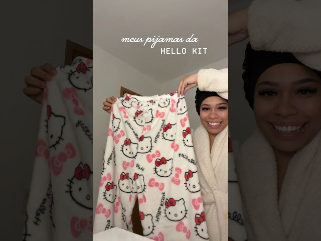 Vídeo relacionado con Conjunto de pijama largo para mujer de Hello Kitty y sus amigos, blanco, 38-40