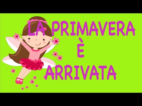La primavera è arrivata-canzone-link con testo e attività-