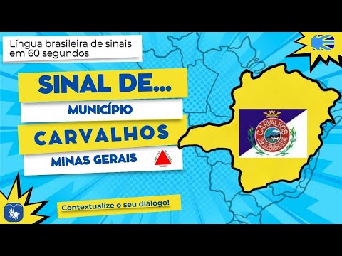 CARVALHOS (município de Minas Gerais) em Libras #shorts