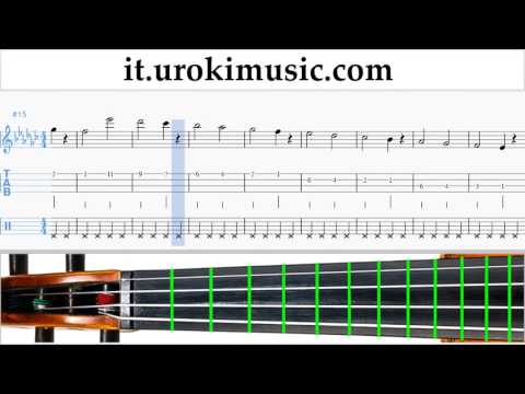 Corso di Violino Charlie Puth - Attention Tablature Tab Parte#1 Esercita um-i276