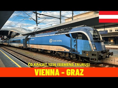 Führerstandsmitfahrt Wien - Graz (Semmeringbahn, Österreich) - Sicht des Lokführers 4K