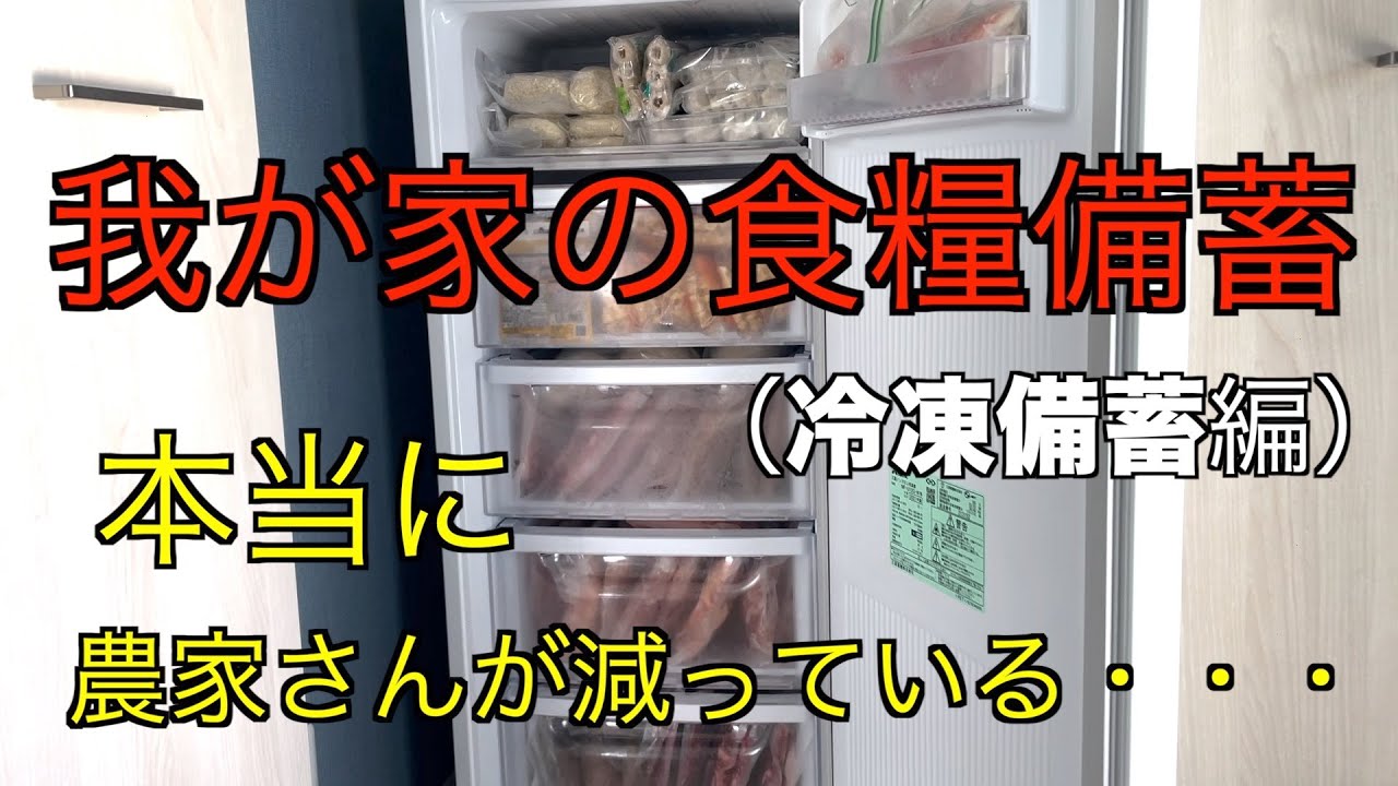【冷凍編】我が家の食糧備蓄