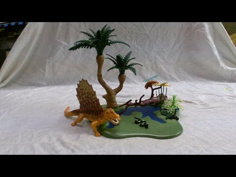 Review PLAYMOBIL DINOS ( Dimétrodon ) boite 5235