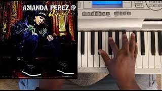 AMANDA PEREZ - ANGEL (GOD SEND ME AN ANGEL) PIANO TUTORIAL C MAJOR