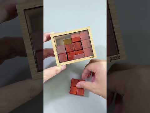 Is it really impossible to fit six pieces into the box?#Puzzles #IQ #iqtest