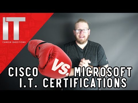 Cisco vs. Microsoft Certifications - Which I.T. Certifications Will Help You Get a Job?