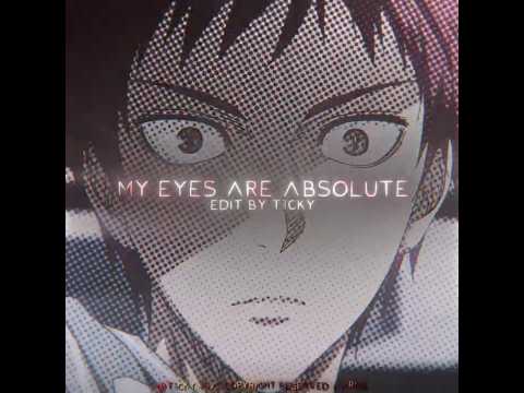 [HD] My eyes are absolute | Akashi Seijuro | Kuroko no Basket edit | After Effects