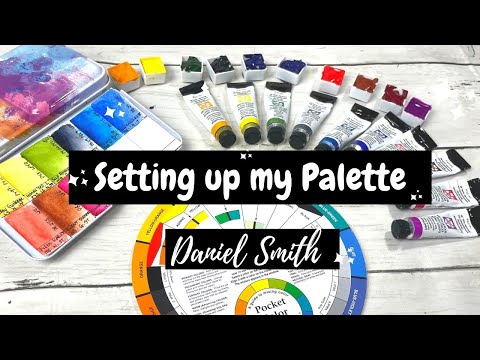 How to create a watercolour palette | Daniel Smith watercolors & swatches