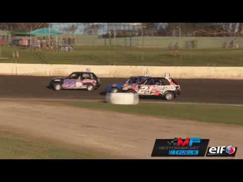 Junior Sedans - Heat 8 - Australian Title - Borderline Speedway - 06.01.17