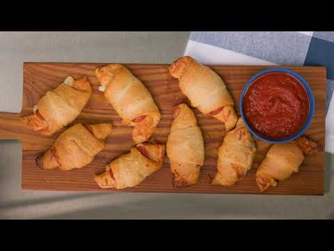 Grilled Pepperoni Pizza Crescent Rolls | Pillsbury