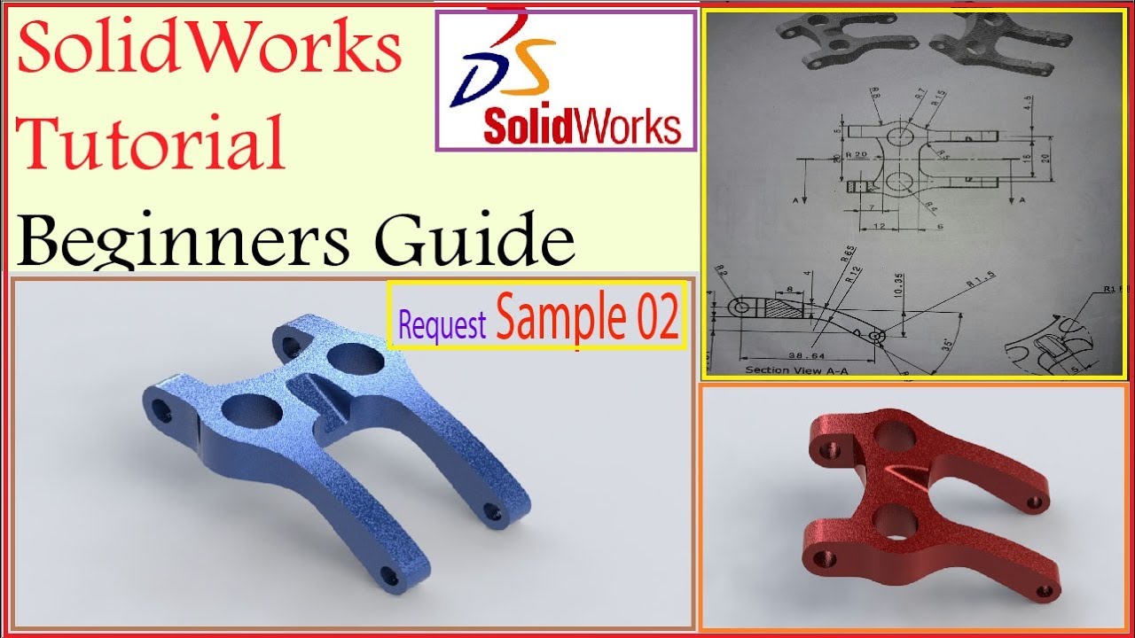 SolidWorks Tutorial - Beginners Exercise - Request Sample 02
