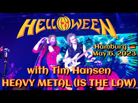 Helloween & Tim Hansen - Heavy Metal (Is the Law) @Hamburg, Germany 🇩🇪 May 6, 2023 LIVE HDR 4K