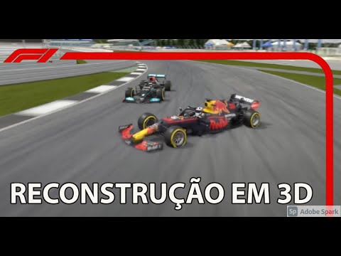 Verstappen and Hamilton 3D Crash Animation - Formula 1 British Grand Prix 2021