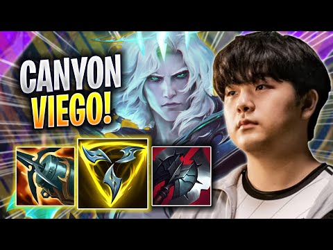 CANYON LITERALLY GOD MODE WITH VIEGO! - DK Canyon Plays Viego JUNGLE vs Poppy! | Season 2023