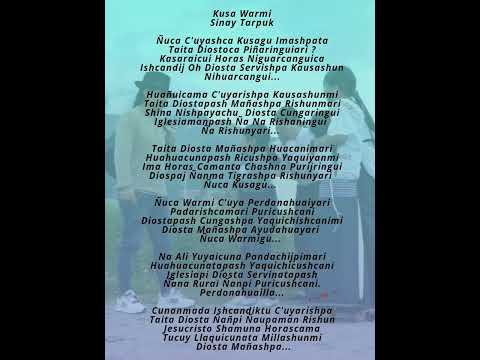 KUSA WARMI - SINAY TARPUK (letra) 