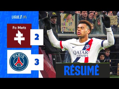 Metz - PSG (2-3) Höhepunkte | Ligue 1 2025 | PSG FC Metz | Metz gegen PSG | Tor von Désiré Doué