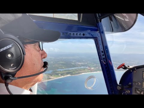 Flying over Sardinia with Savannah ultralight