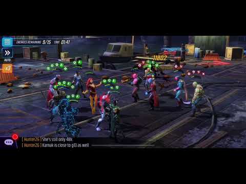 Almost one shot of Vision boss node in Ultimus 7