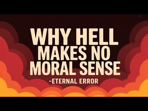 Why Hell Makes No Moral Sense | ETERNAL ERROR | Hell Is God's Problem, Not Mine