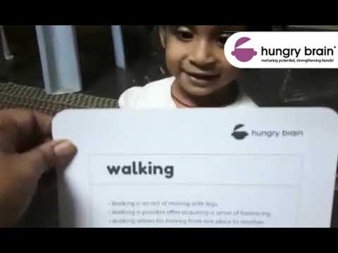 Hanshitha (2.2 Years old) Identifying Action flashcards!