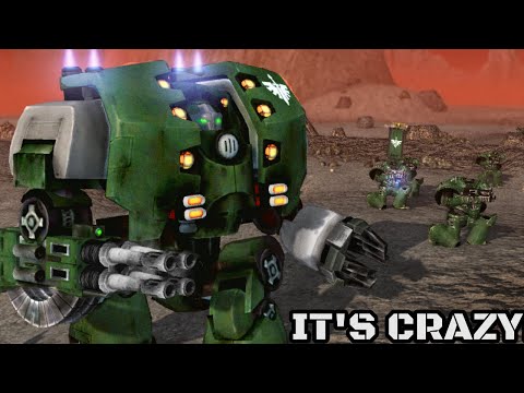 Dreadnought LEVIATHAN & Dark Angels vs Tau! - Ultimate Mod WH40K | Men of War: Assault Squad 2
