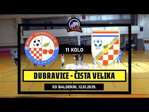 1. ŽMNL: DUBRAVICE - ČISTA VELIKA  3:4, 12.01.2025.